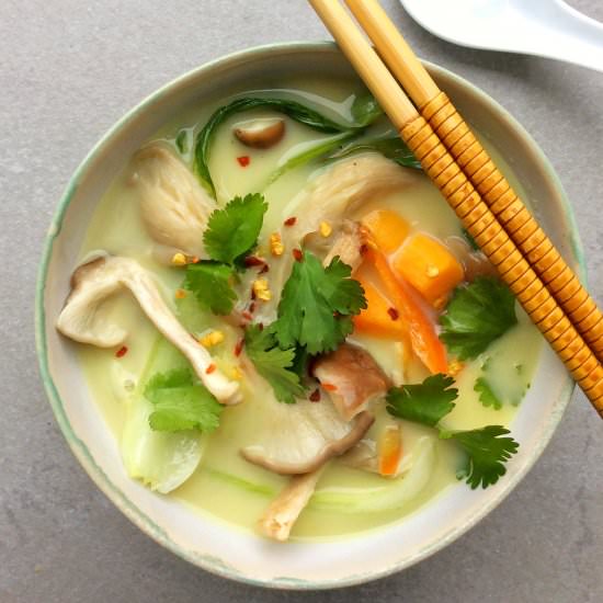 Thai Coconut Soup with Mushrooms
