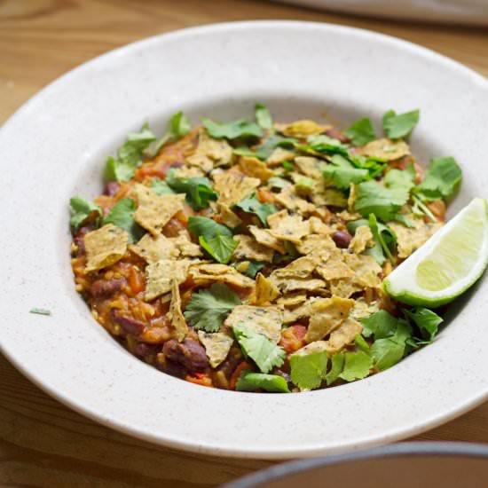 Cheesy Mexican Rice & Veg Stew