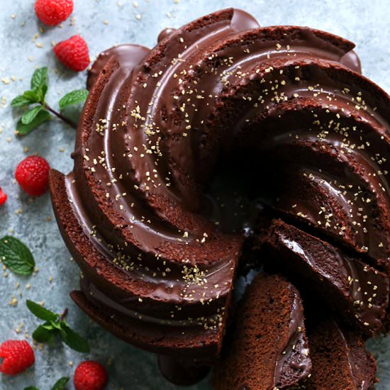 Double Chocolate Bundt Cake