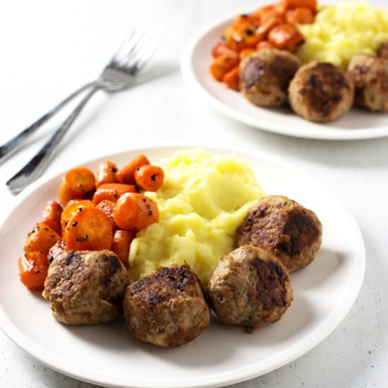 Meatballs with Mashed Potatoes