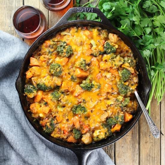 Chicken Skillet w Sweet Potatoes