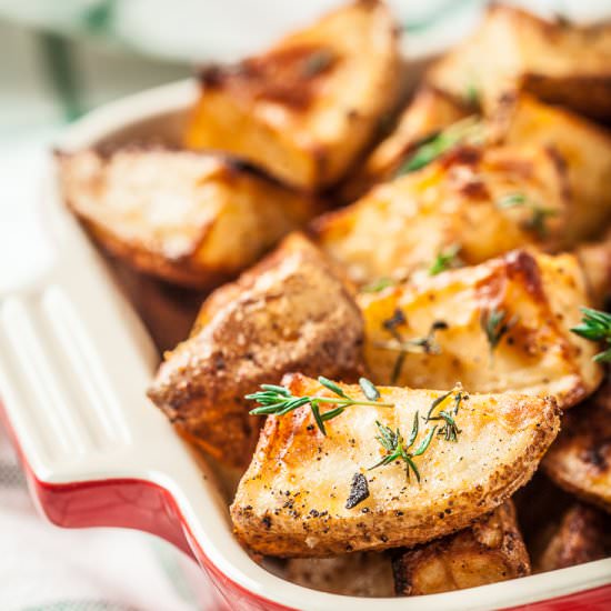 Garlic Herb Roasted Potatoes