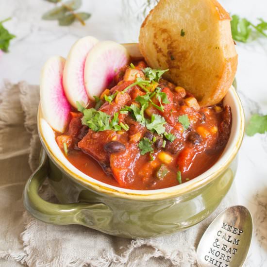 Spicy Root Vegetable Chili