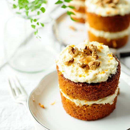 Mini Carrot Cakes