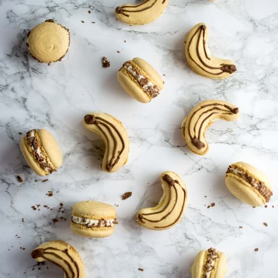 Banoffee Macarons