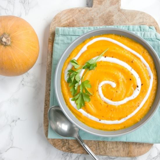 Spicy Pumpkin and Carrot Soup