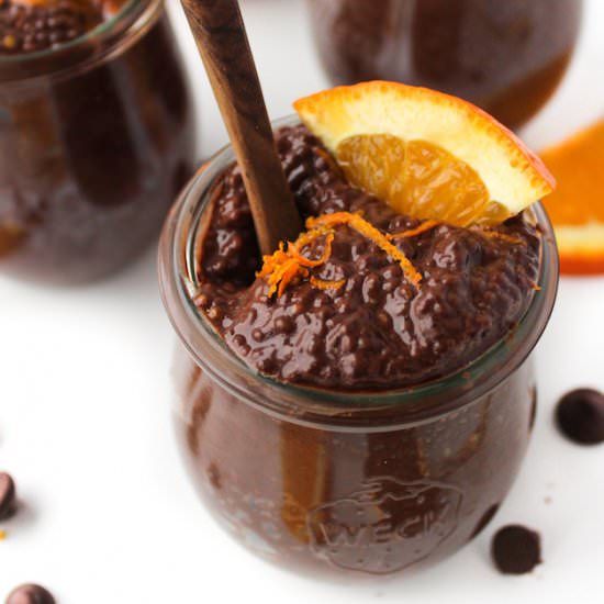 Chocolate Orange Chia Pudding