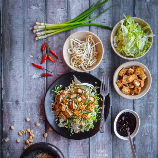 Tofu with Sweet Soy Sauce Dressing