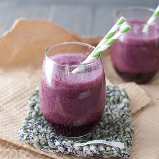 Wild Blueberry Smoothie