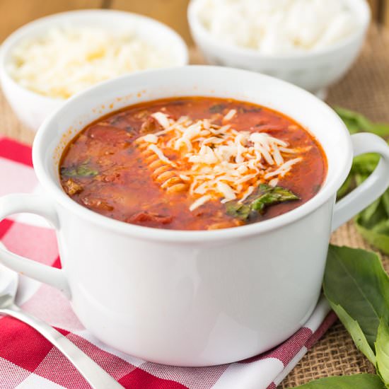 Lasagna Soup