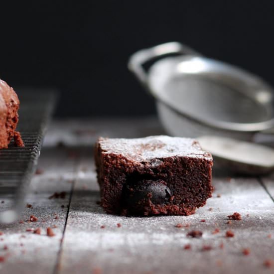 Black Cherry Chocolate Brownies