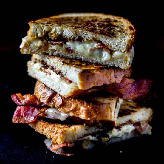 Bacon, Bleu Cheese, Fig Sandwiches
