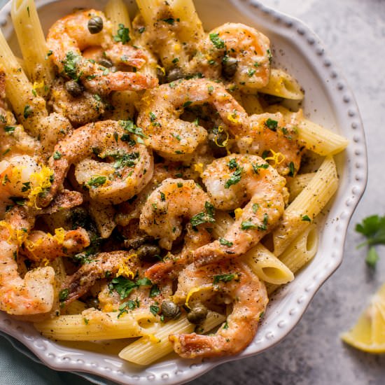 Quick and Easy Shrimp Piccata
