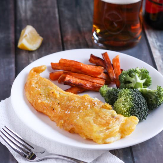 Beer Battered Fried Cod