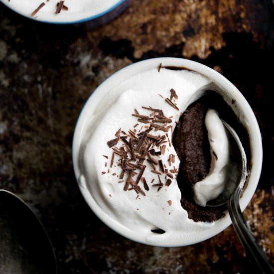 Dark Chocolate Pots de Crème