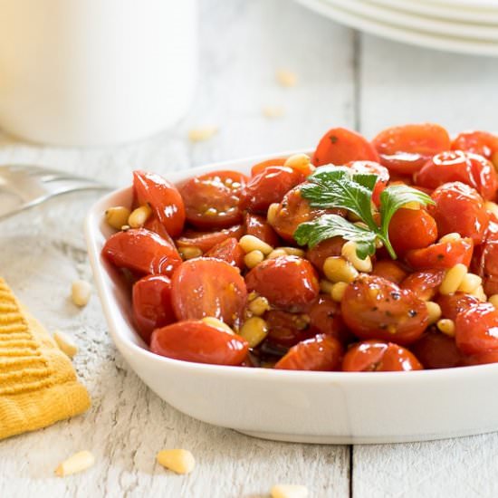 Balsamic & Honey Glazed Tomatoes