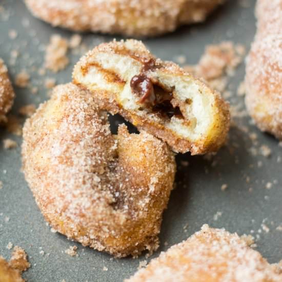 Nutella Stuffed Soft Pretzels