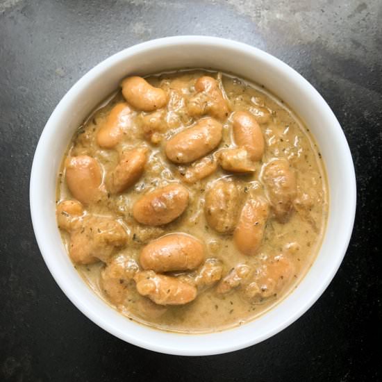 White Emergo Beans with Mustard