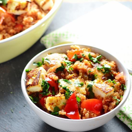 Vegetable Quinoa with Paneer