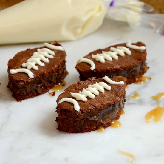 Salted Maple Caramel Brownies