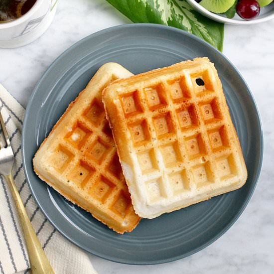 Light and Crispy Vegan Waffles