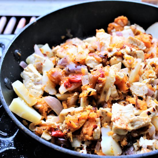 Smokey Tofu Breakfast Scramble