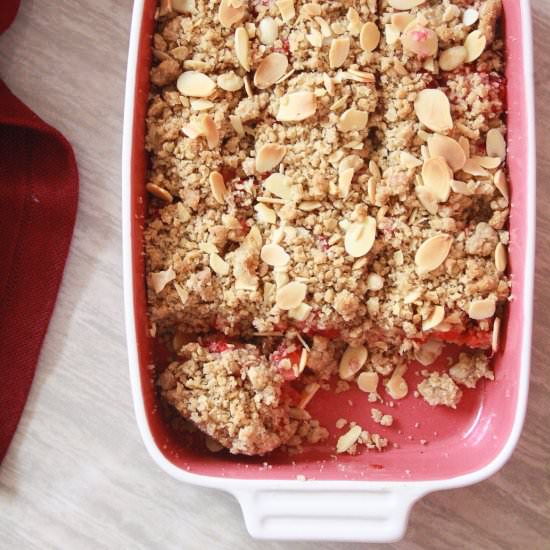 Strawberry Crumble Bars
