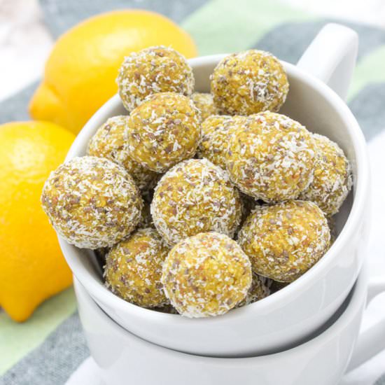 Lemon Turmeric Energy Balls