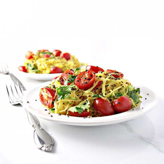 Paleo Spaghetti Squash Noodles
