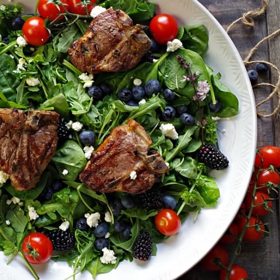 Grilled Lamb Summer Salad