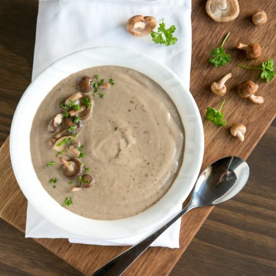 Homemade Cream of Mushroom Soup