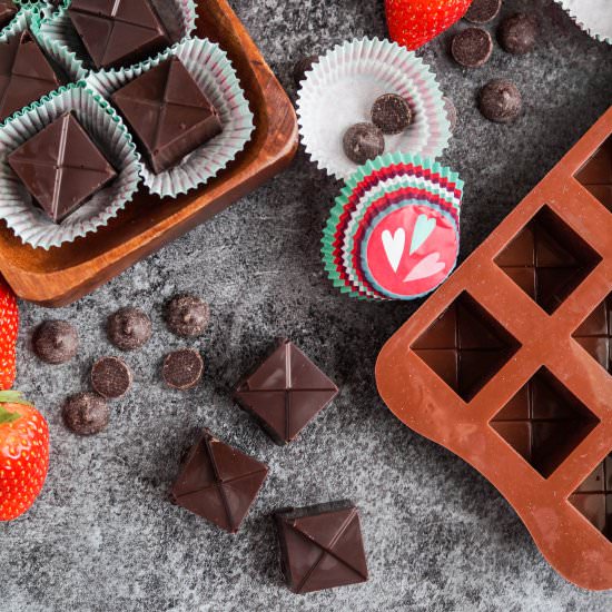 Strawberry Balsamic Chocolates