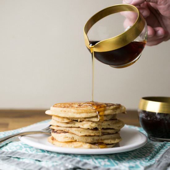 Whole Wheat Buttermilk Pancakes