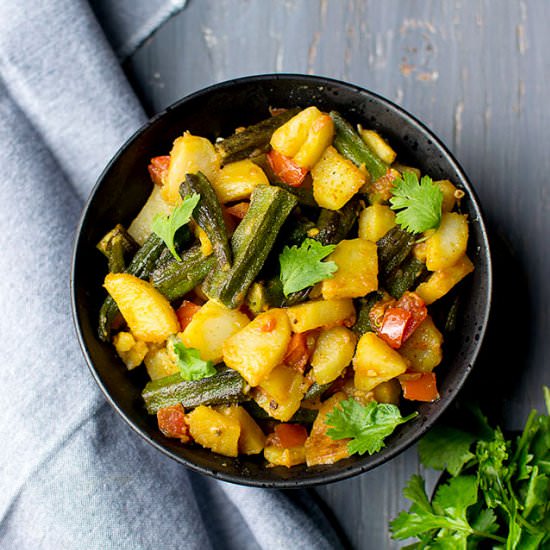 Potato Okra Curry