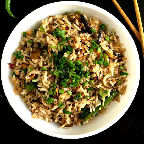Mushroom Fried Rice