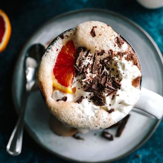 Blood Orange Hot Chocolate
