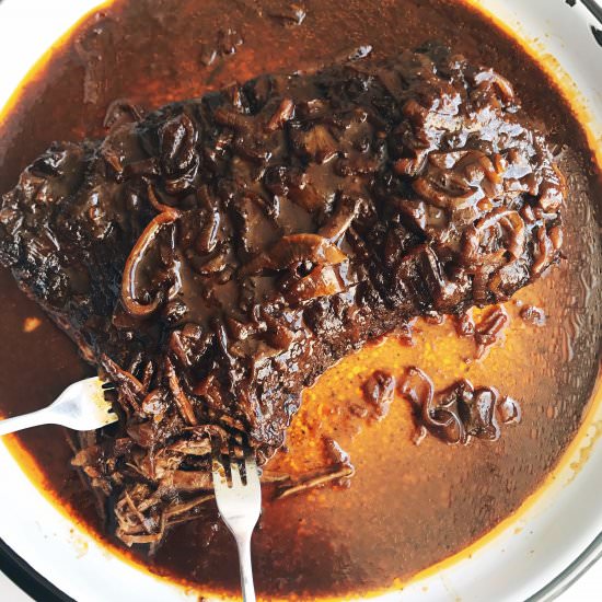 Pomegranate Braised Brisket