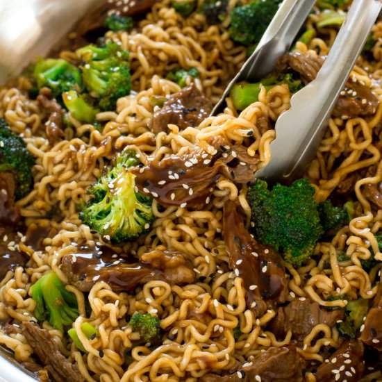 Beef and Broccoli Ramen