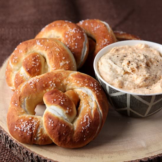 Soft Pretzels and Beer Cheese Dip