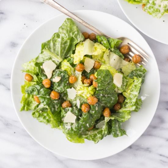 Healthier Caesar Salad