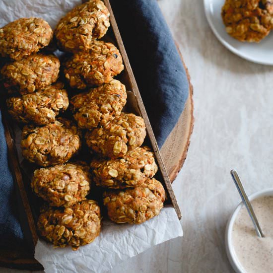 Healthy Carrot Cake Cookies