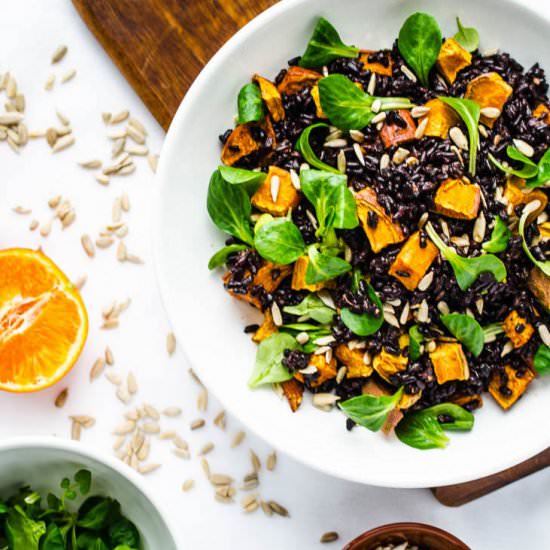 Anti-Inflammatory Black Rice Salad