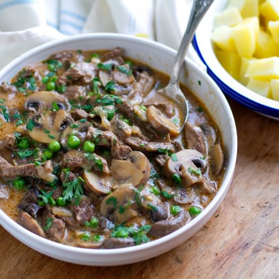 Easy Instant Pot Beef Stroganoff