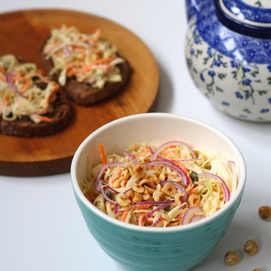 Coleslaw with Cashew Cream Dressing