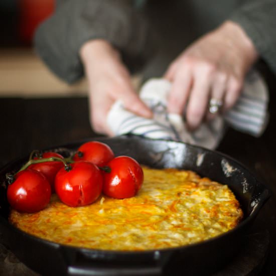Easy Cauliflower Frittata