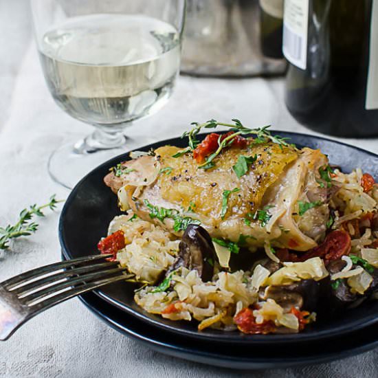 One Pan Mediterranean Chicken