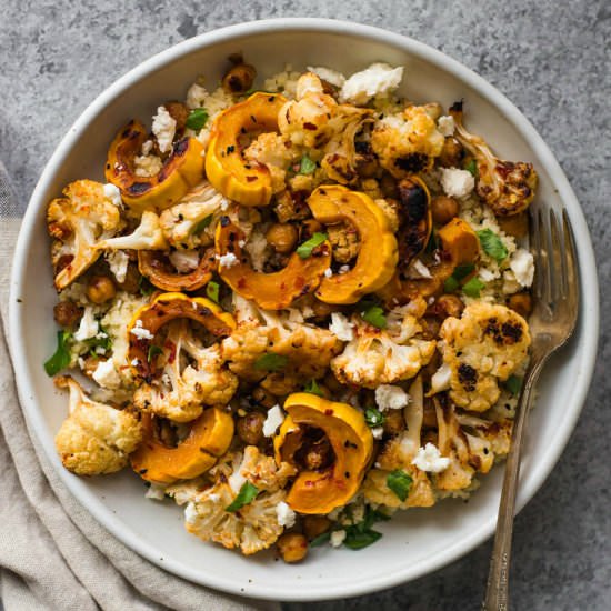 Harissa Roasted Cauliflower