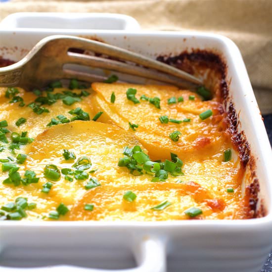 Au Gratin Potatoes For Two