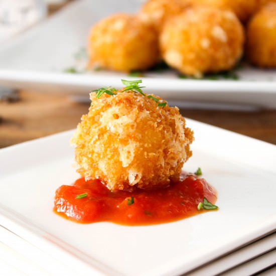 Vegan Fried Risotto Balls