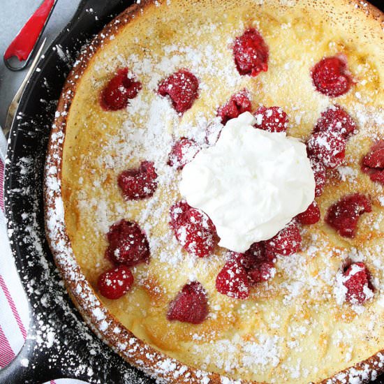 Raspberry Dutch Baby